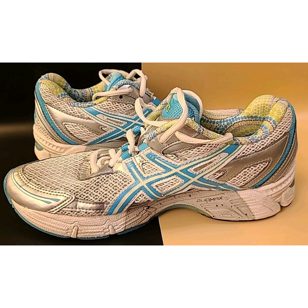 Asics Running Shoes Womens Size 7.5 Gel Duomax Gray Blue T27BQ Sneakers Gym - Picture 5 of 13